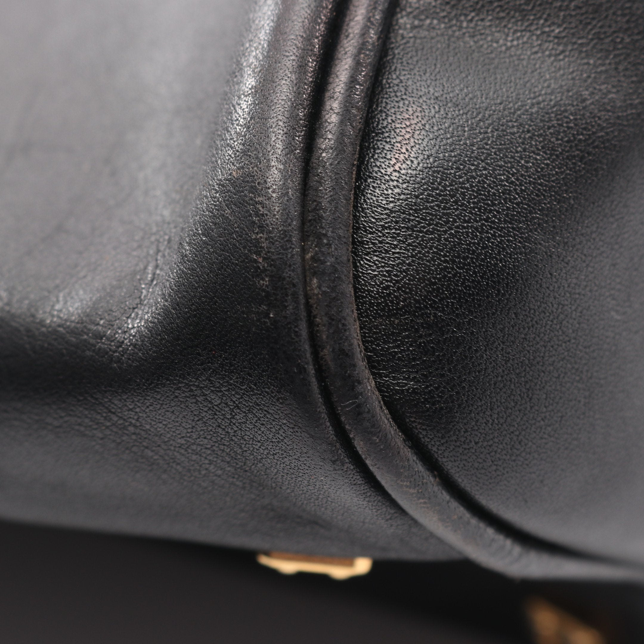 アナグラム ミニボストンバッグ レザー ブラック ロエベ – RECLO