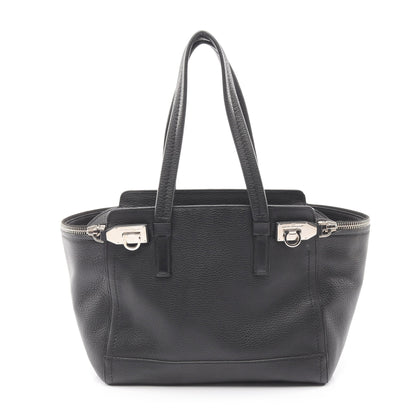 ガンチーニ ハンドバッグ レザー ブラック サルヴァトーレフェラガモ バッグ Salvatore Ferragamo