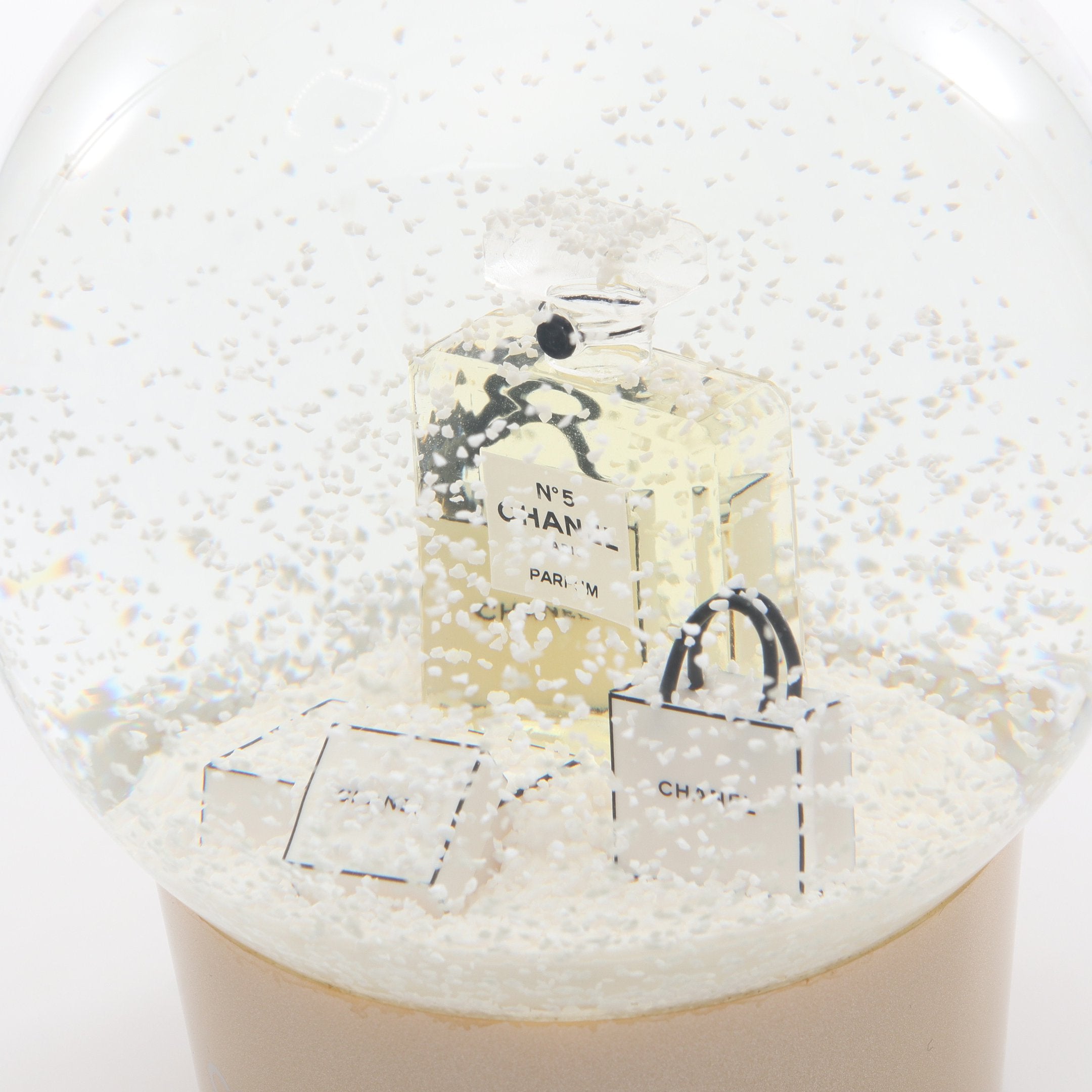 スノードーム 2021 ノベルティ No.5 ショッパー インテリア ガラス