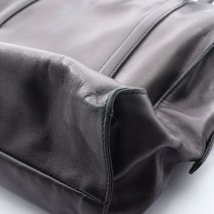 NAPPA ショルダーバッグ レザー ブラック プラダ バッグ PRADA