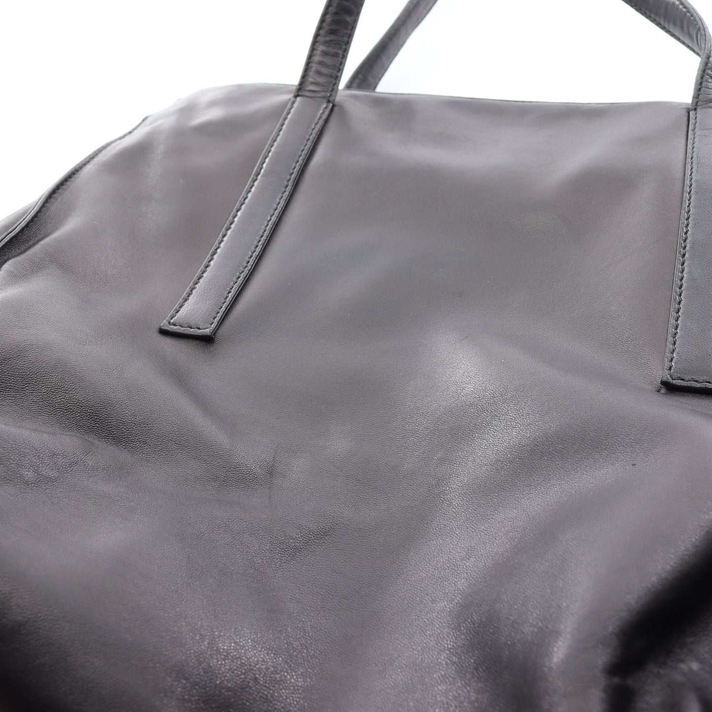 NAPPA ショルダーバッグ レザー ブラック プラダ バッグ PRADA