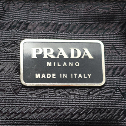 NAPPA ショルダーバッグ レザー ブラック プラダ バッグ PRADA