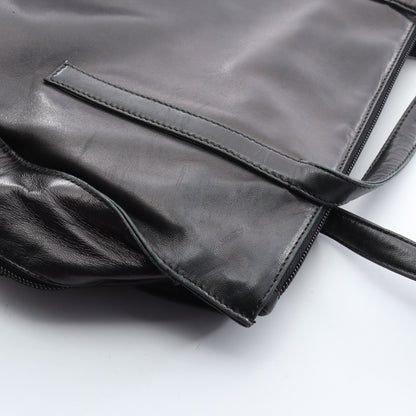 NAPPA ショルダーバッグ レザー ブラック プラダ バッグ PRADA