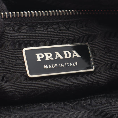 ショルダーバッグ ナイロン レザー ブラック 三角ロゴプレート プラダ バッグ PRADA
