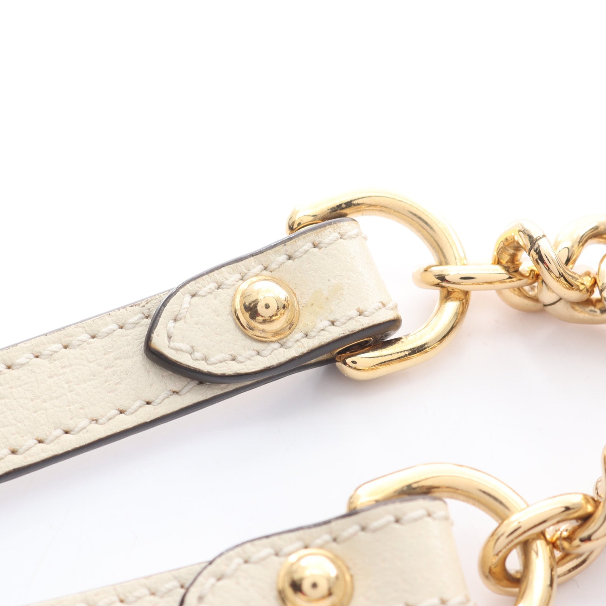 パドロック GGスモール GGスプリーム チェーンショルダーバッグ PVC レザー ベージュ オフホワイト マルチカラー グッチ バッグ GUCCI