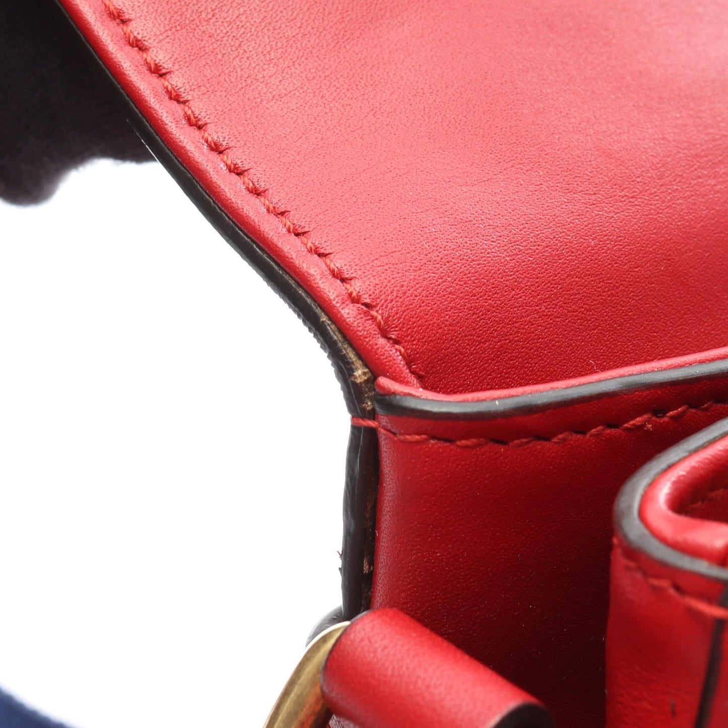 ブロードウェイ チェーンショルダーバッグ レザー レッド 2WAY グッチ バッグ GUCCI