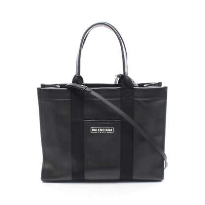 HARDWARE TOTE ハードウェア ハンドバッグ トートバッグ レザー ブラック 2WAY バレンシアガ バッグ BALENCIAGA