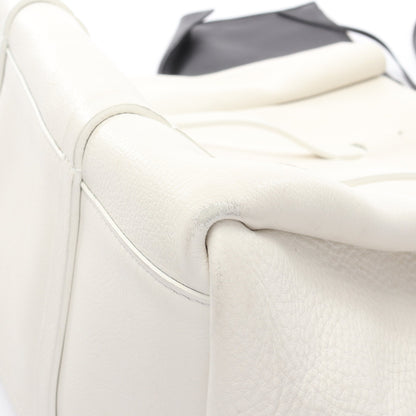 エブリデイ トート S ハンドバッグ トートバッグ レザー オフホワイト バレンシアガ バッグ BALENCIAGA