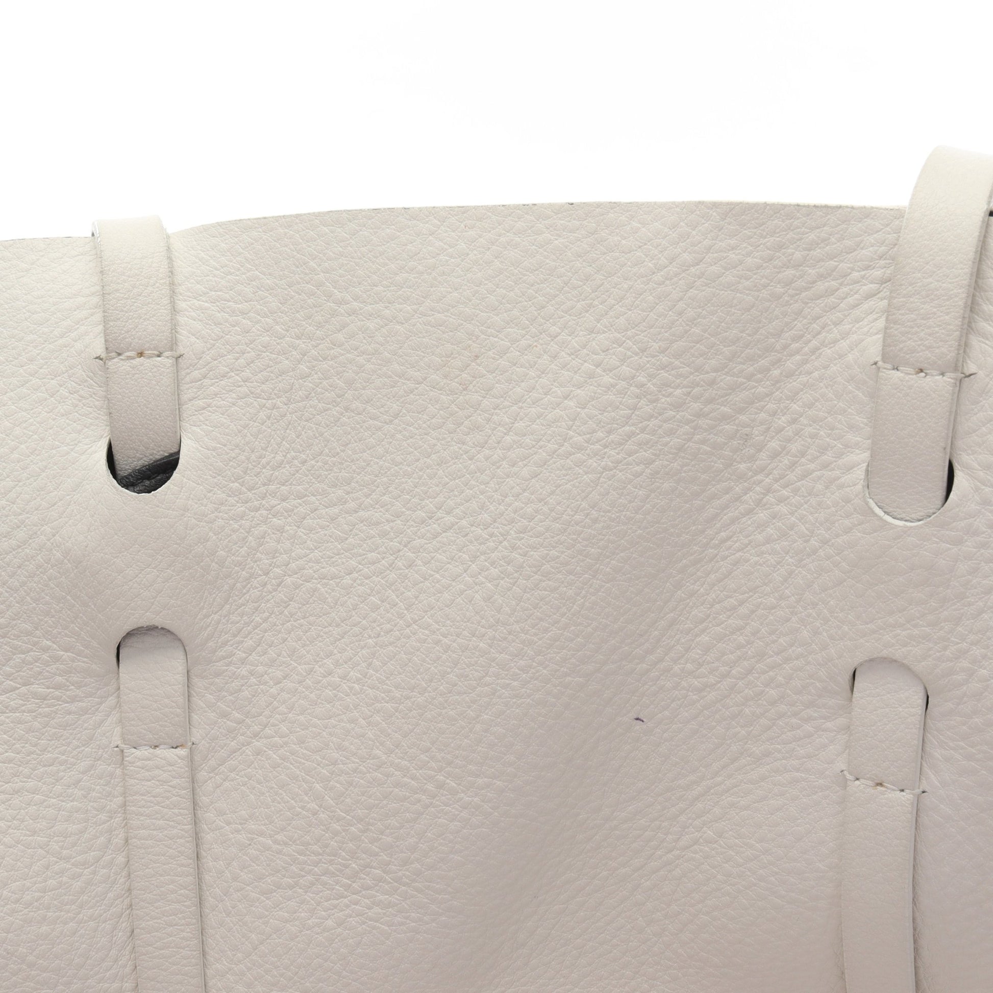 エブリデイ トート S ハンドバッグ トートバッグ レザー オフホワイト バレンシアガ バッグ BALENCIAGA