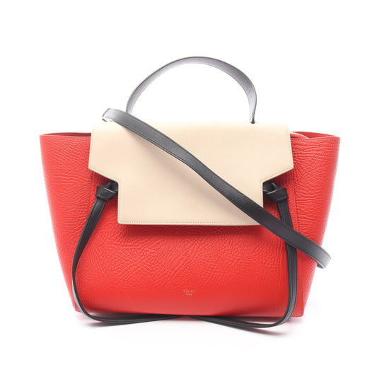 BELT BAG MINI ベルトバッグ ミニ ハンドバッグ レザー レッド ベージュ ブラック 2WAY セリーヌ