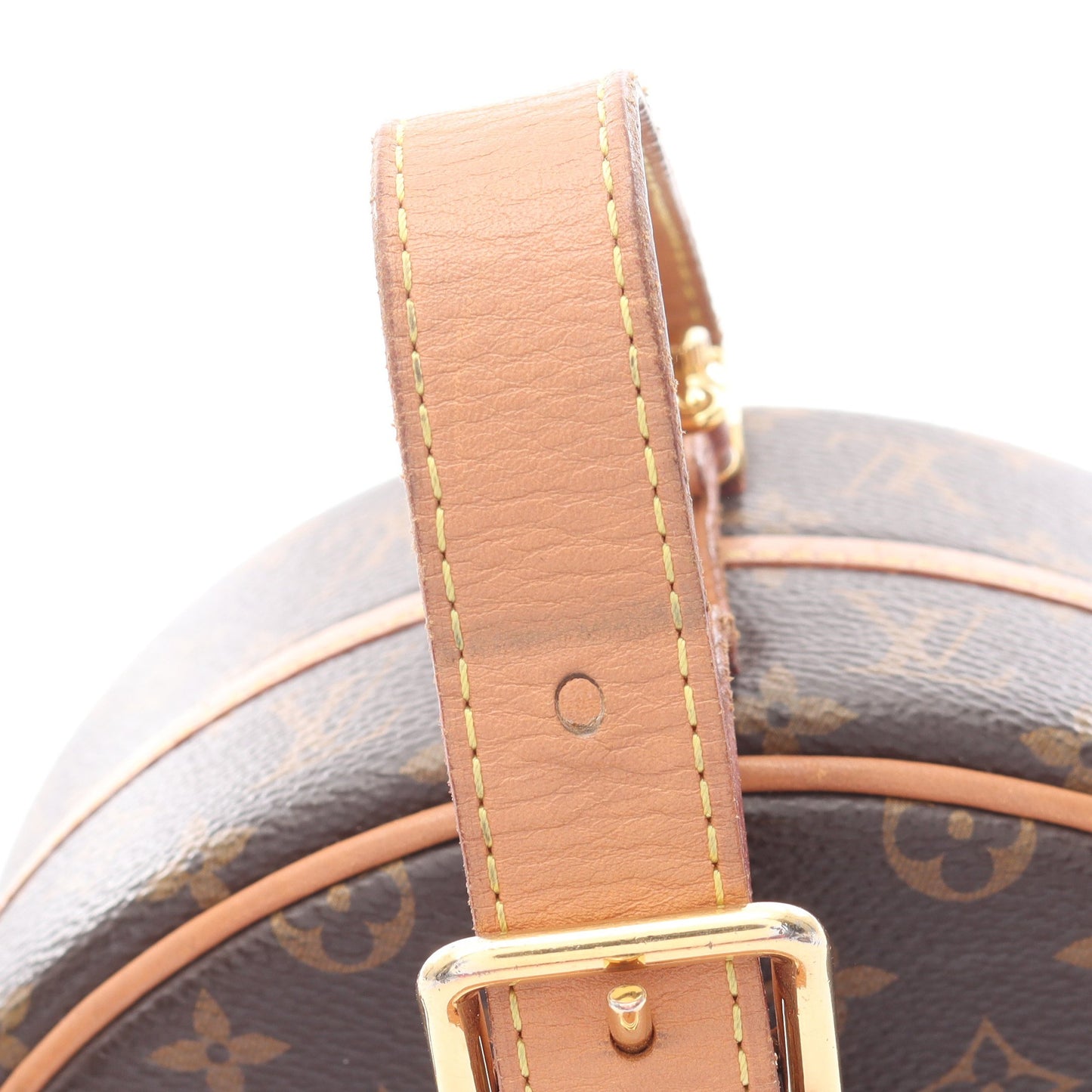 プティット ボワット シャポー モノグラム ハンドバッグ PVC レザー ブラウン ルイヴィトン バッグ LOUIS VUITTON