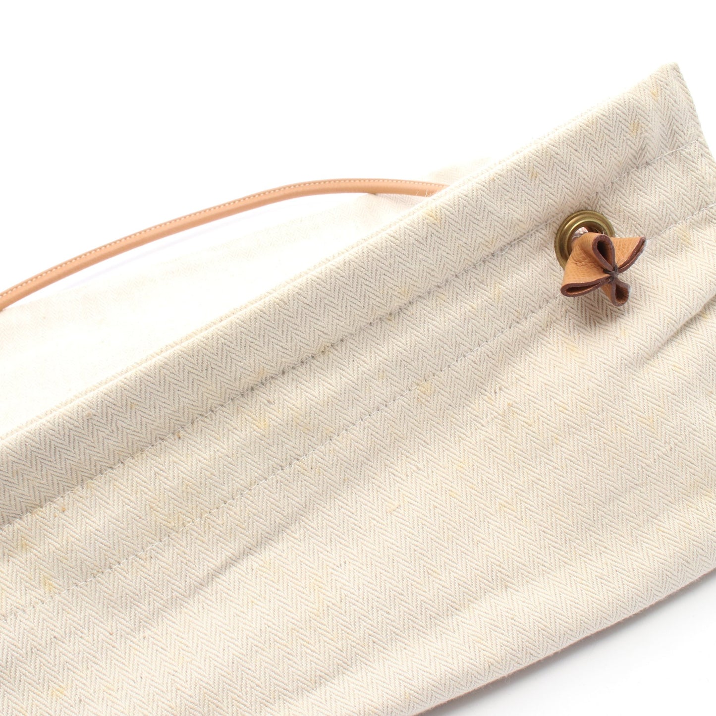 アリーヌGM ショルダーバッグ トワルシェブロン レザー ベージュ ライトブラウン ゴールド金具 エルメス バッグ HERMES