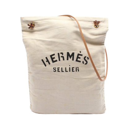 アリーヌGM ショルダーバッグ トワルシェブロン レザー ベージュ ライトブラウン ゴールド金具 エルメス バッグ HERMES