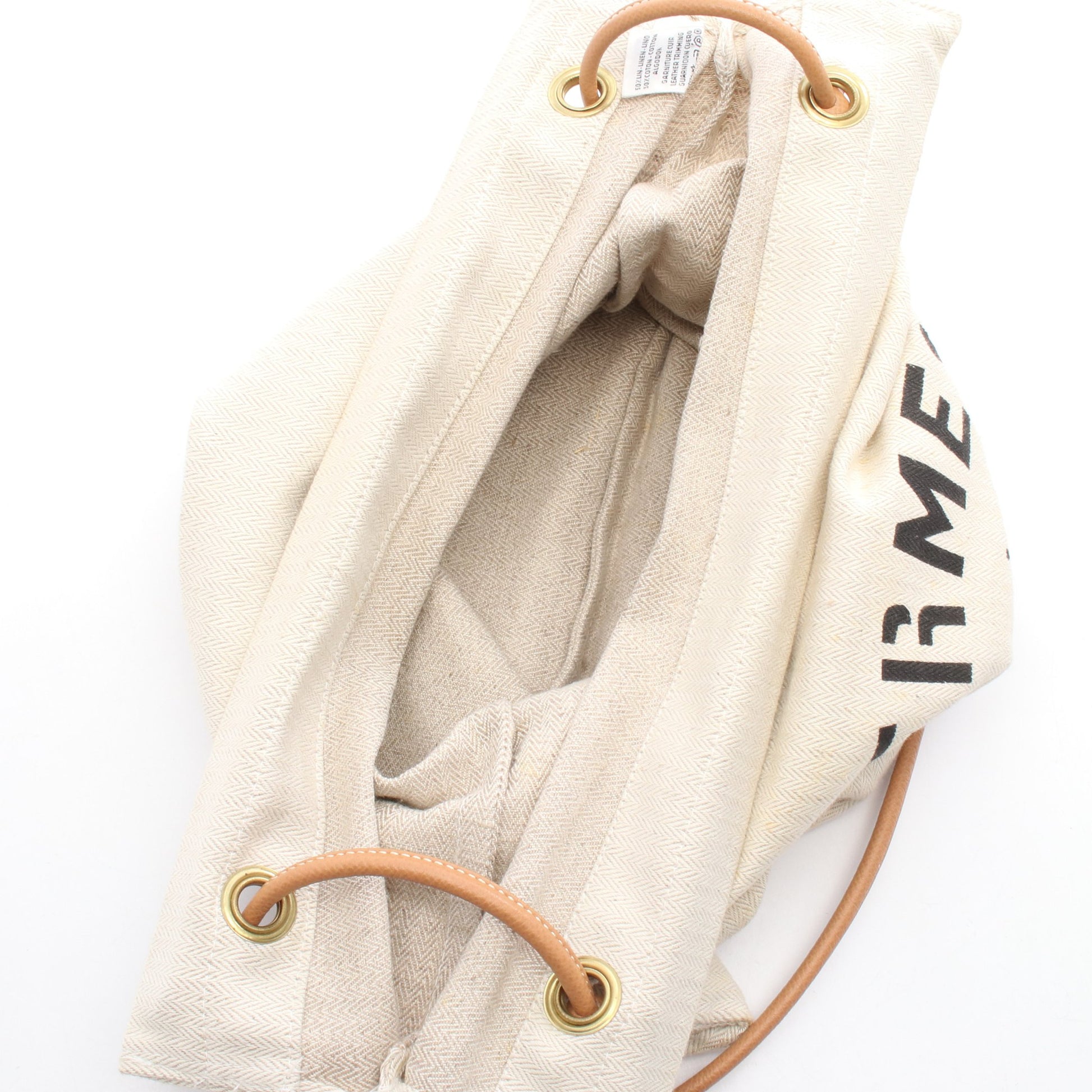 アリーヌGM ショルダーバッグ トワルシェブロン レザー ベージュ ライトブラウン ゴールド金具 エルメス バッグ HERMES