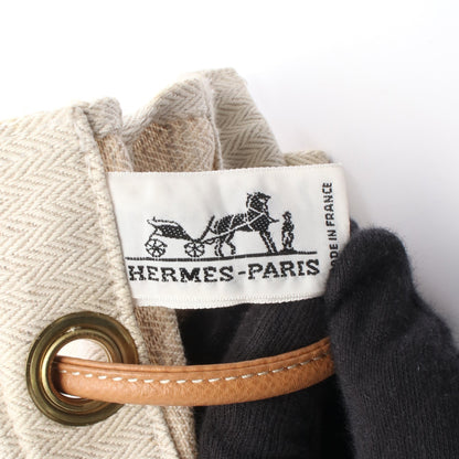 アリーヌGM ショルダーバッグ トワルシェブロン レザー ベージュ ライトブラウン ゴールド金具 エルメス バッグ HERMES