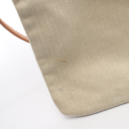 アリーヌPM ショルダーバッグ トワルシェブロン レザー ベージュ ライトブラウン ゴールド金具 エルメス バッグ HERMES