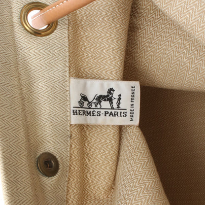 アリーヌPM ショルダーバッグ トワルシェブロン レザー ベージュ ライトブラウン ゴールド金具 エルメス バッグ HERMES