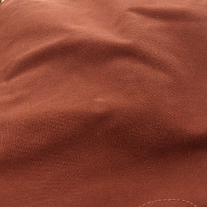 ポロションミミルGM ショルダーバッグ キャンバス レザー ブラウン ゴールド金具 エルメス バッグ HERMES