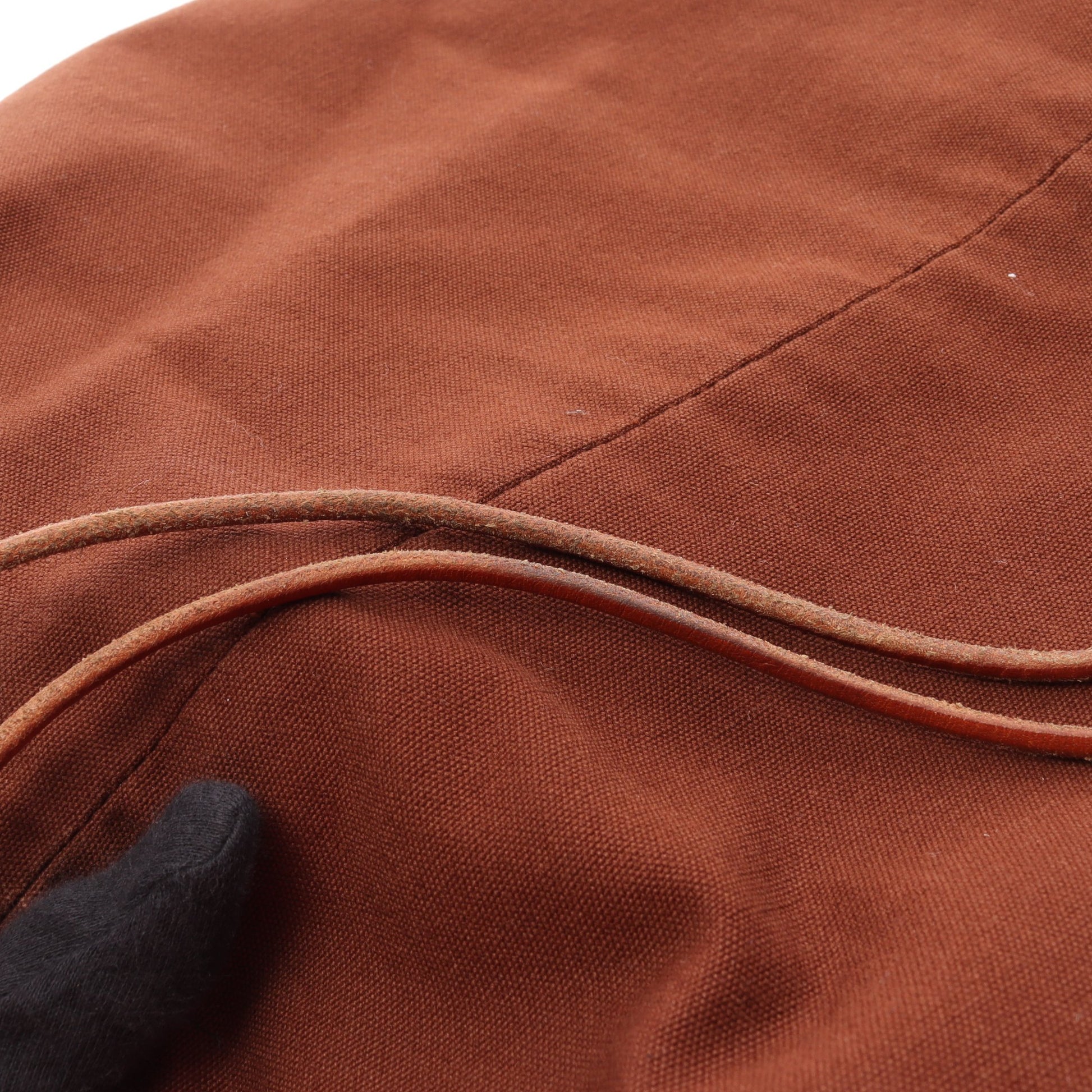 ポロションミミルGM ショルダーバッグ キャンバス レザー ブラウン ゴールド金具 エルメス バッグ HERMES