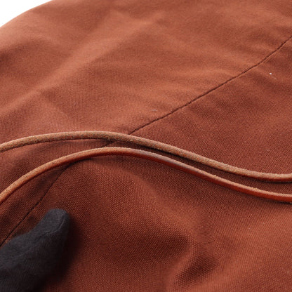 ポロションミミルGM ショルダーバッグ キャンバス レザー ブラウン ゴールド金具 エルメス バッグ HERMES