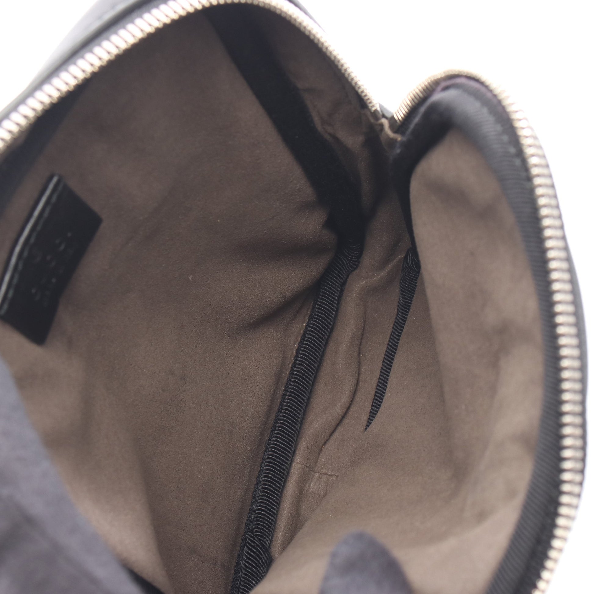 グッチシマ ダブルポーチ ベルトバッグ ウエストバッグ ボディバッグ レザー ブラック グッチ バッグ GUCCI