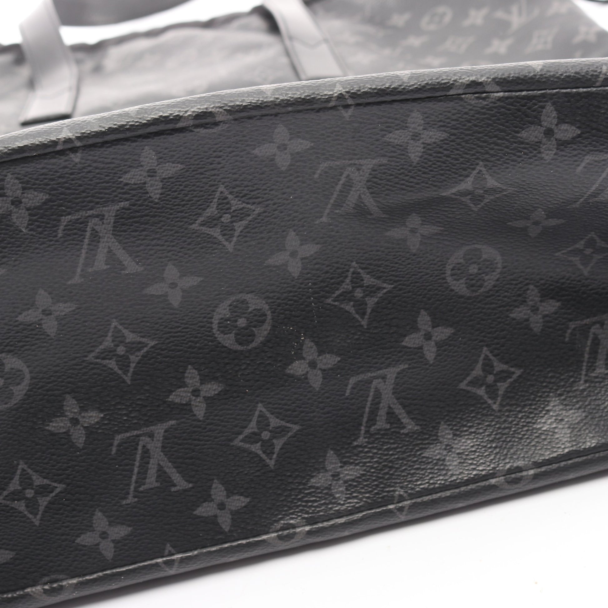 カバ ライト モノグラムエクリプス ショルダーバッグ トートバッグ PVC レザー ブラック ルイヴィトン バッグ LOUIS VUITTON
