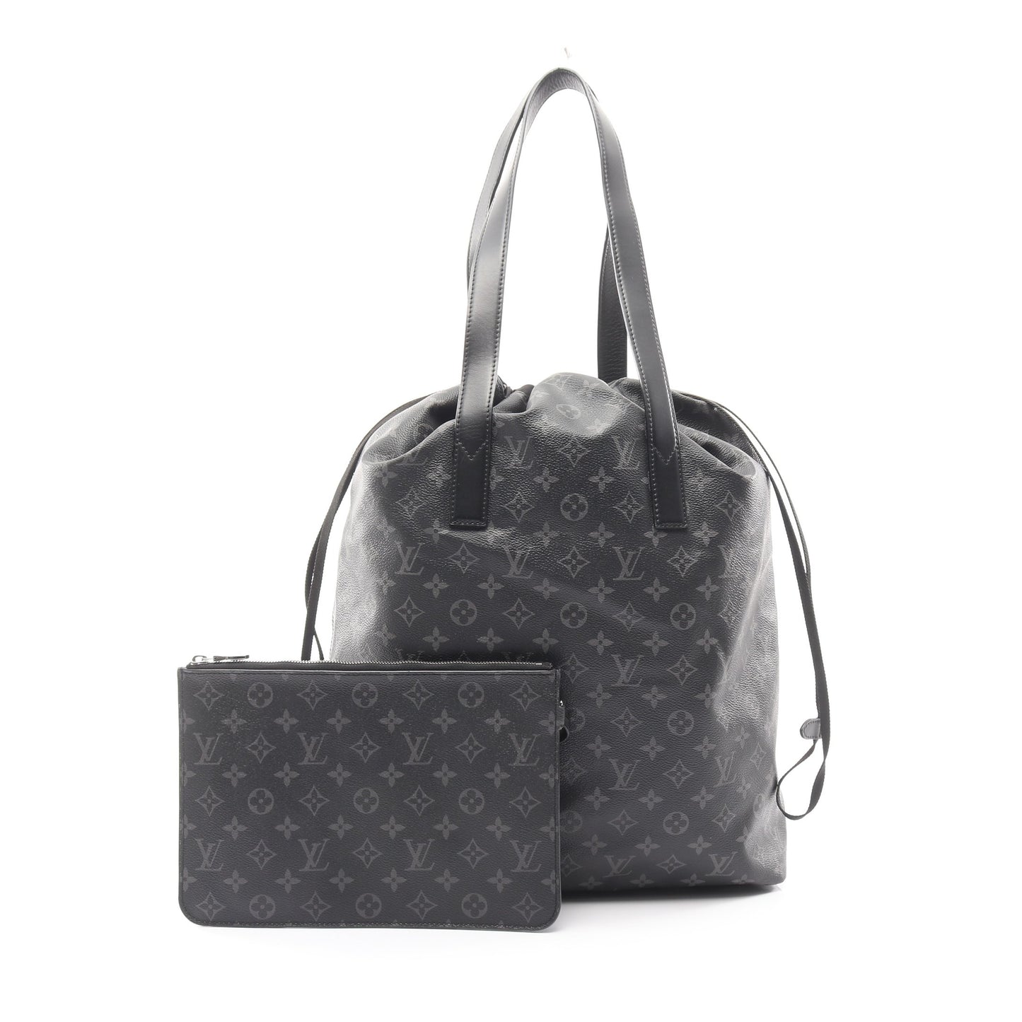 カバ ライト モノグラムエクリプス ショルダーバッグ トートバッグ PVC レザー ブラック ルイヴィトン バッグ LOUIS VUITTON