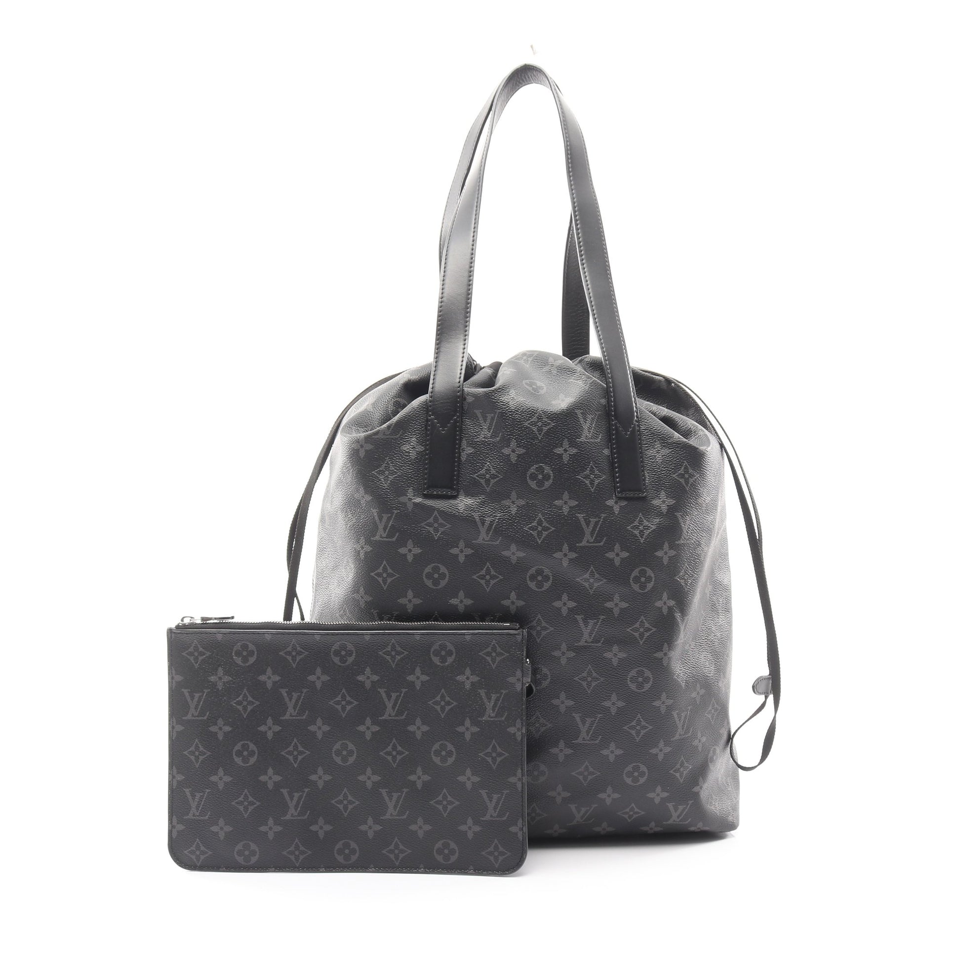 カバ ライト モノグラムエクリプス ショルダーバッグ トートバッグ PVC レザー ブラック ルイヴィトン バッグ LOUIS VUITTON