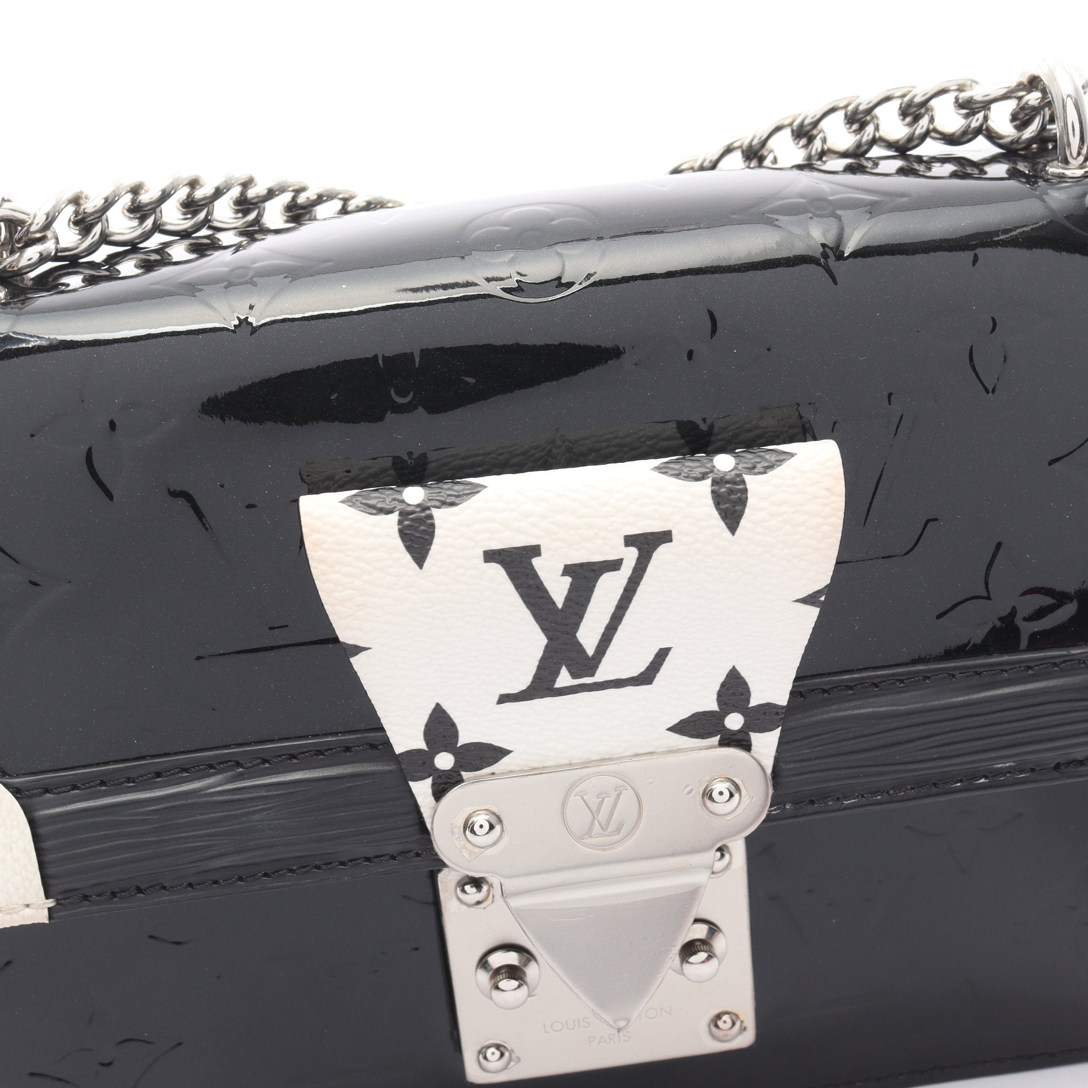 ワインウッドPM モノグラムヴェルニ エピ チェーンショルダーバッグ