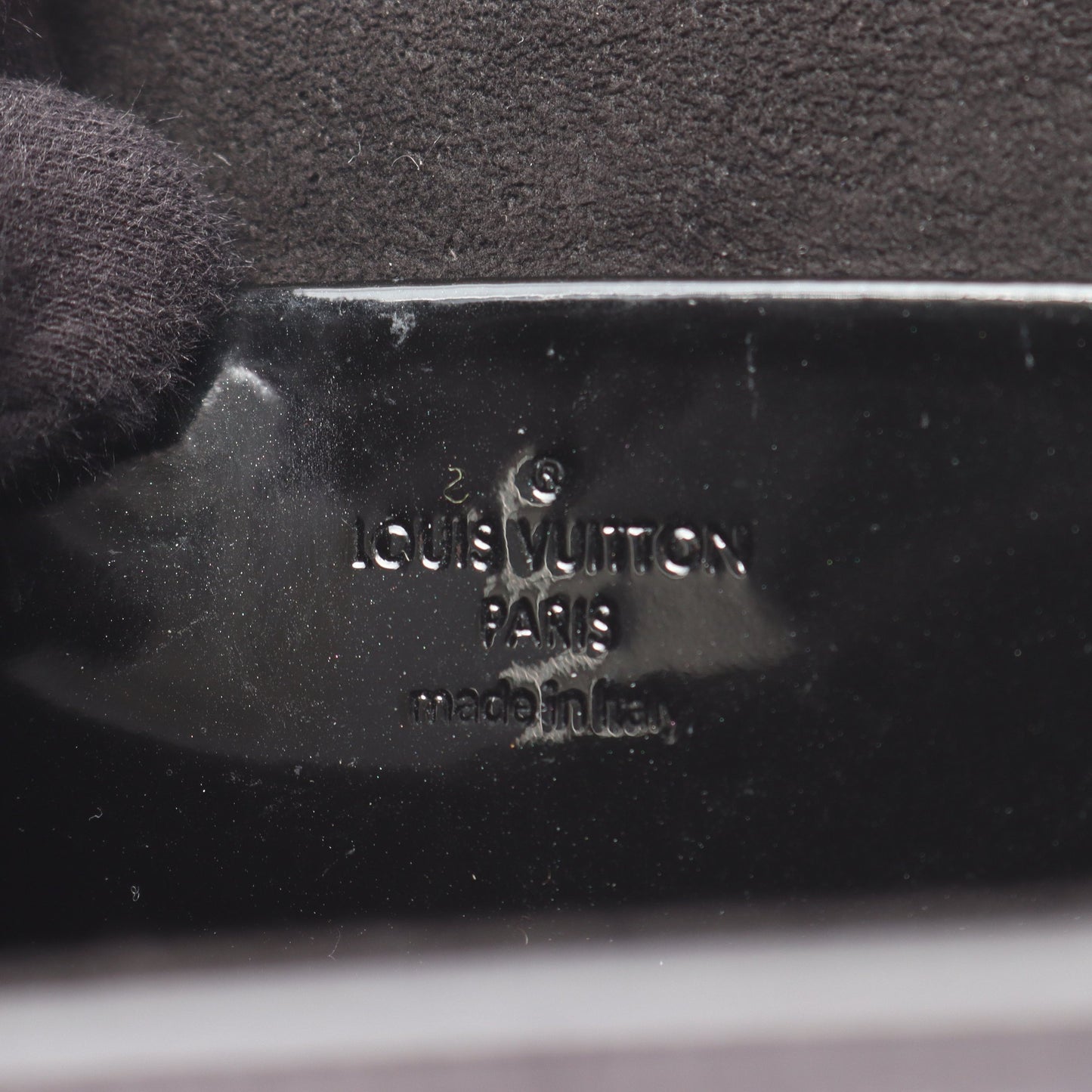 ワインウッドPM モノグラムヴェルニ エピ チェーンショルダーバッグ PVC レザー ブラック ホワイト ルイヴィトン バッグ LOUIS VUITTON