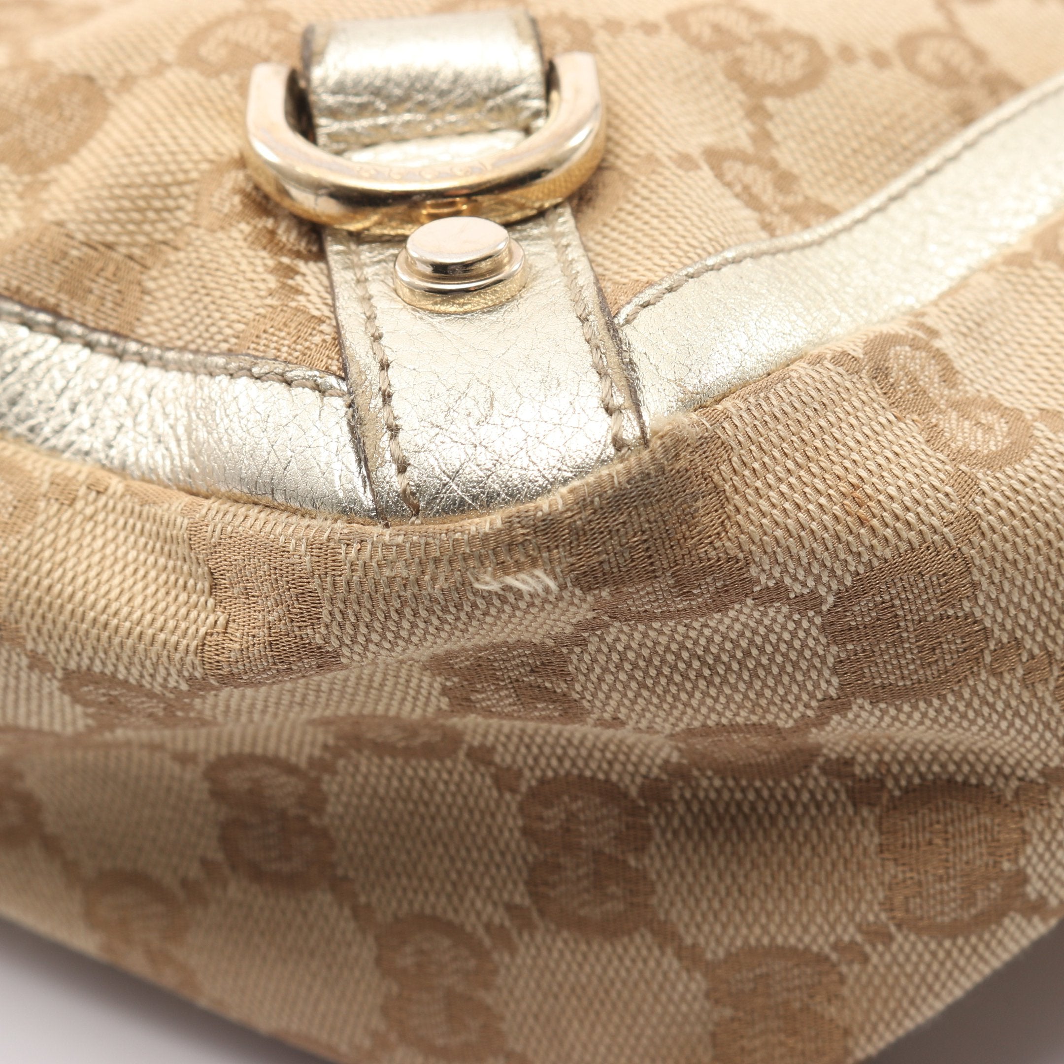 アビー GGキャンバス ハンドバッグ トートバッグ キャンバス レザー