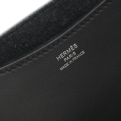 インザループ23 ハンドバッグ トリヨンクレマンス ブラック シルバー金具 K刻印 エルメス バッグ HERMES