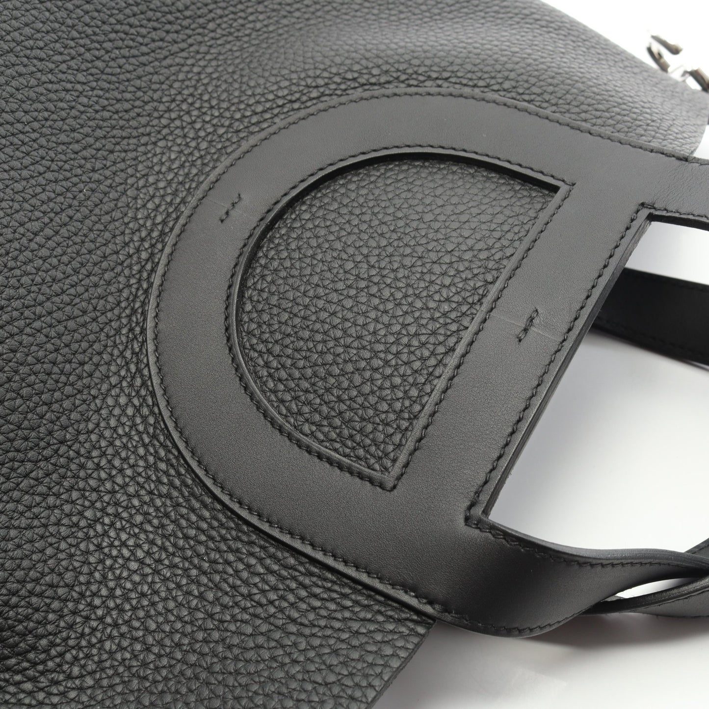 インザループ23 ハンドバッグ トリヨンクレマンス ブラック シルバー金具 K刻印 エルメス バッグ HERMES