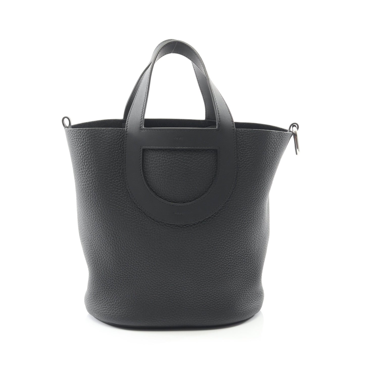 インザループ23 ハンドバッグ トリヨンクレマンス ブラック シルバー金具 K刻印 エルメス バッグ HERMES