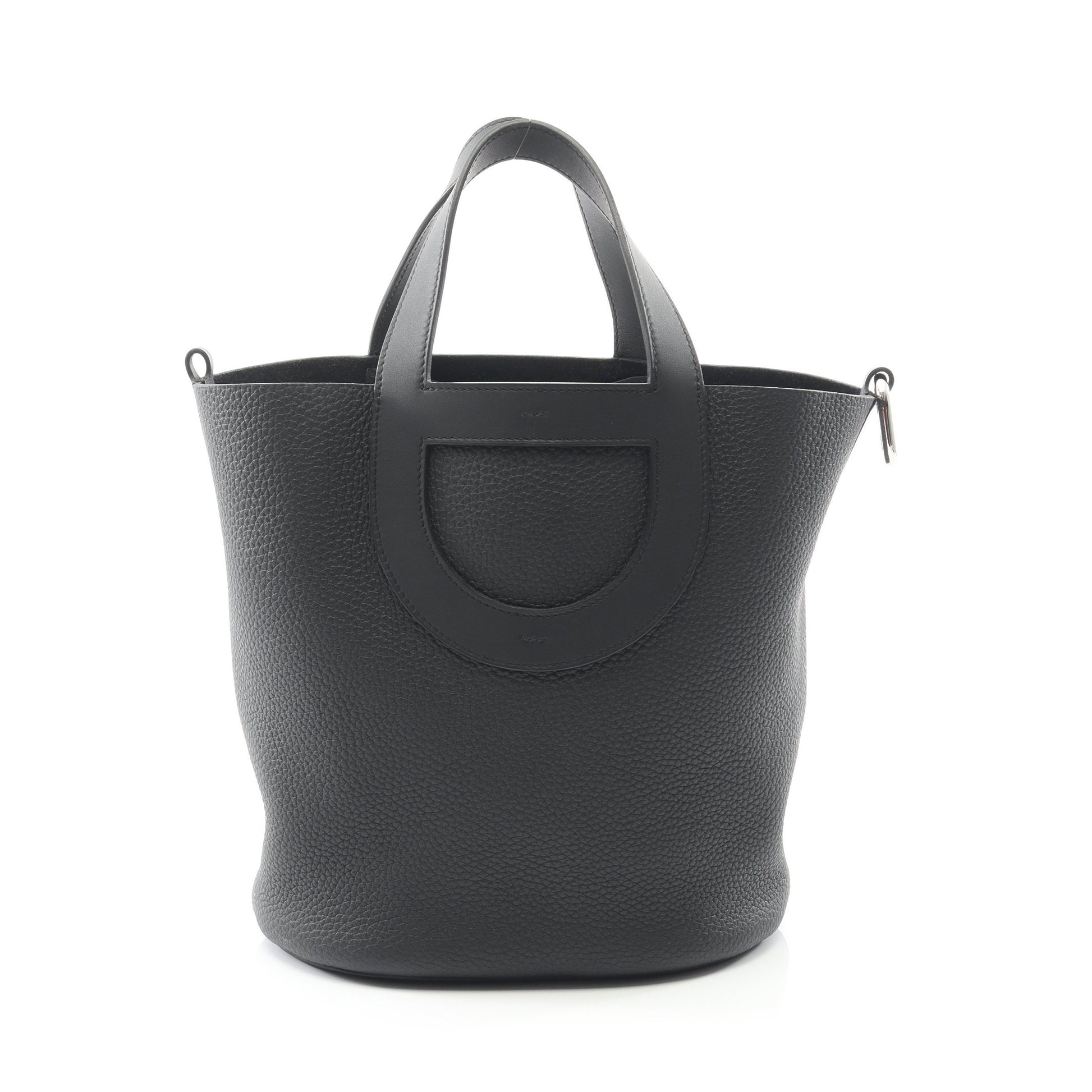 インザループ23 ハンドバッグ トリヨンクレマンス ブラック シルバー金具 K刻印 エルメス バッグ HERMES