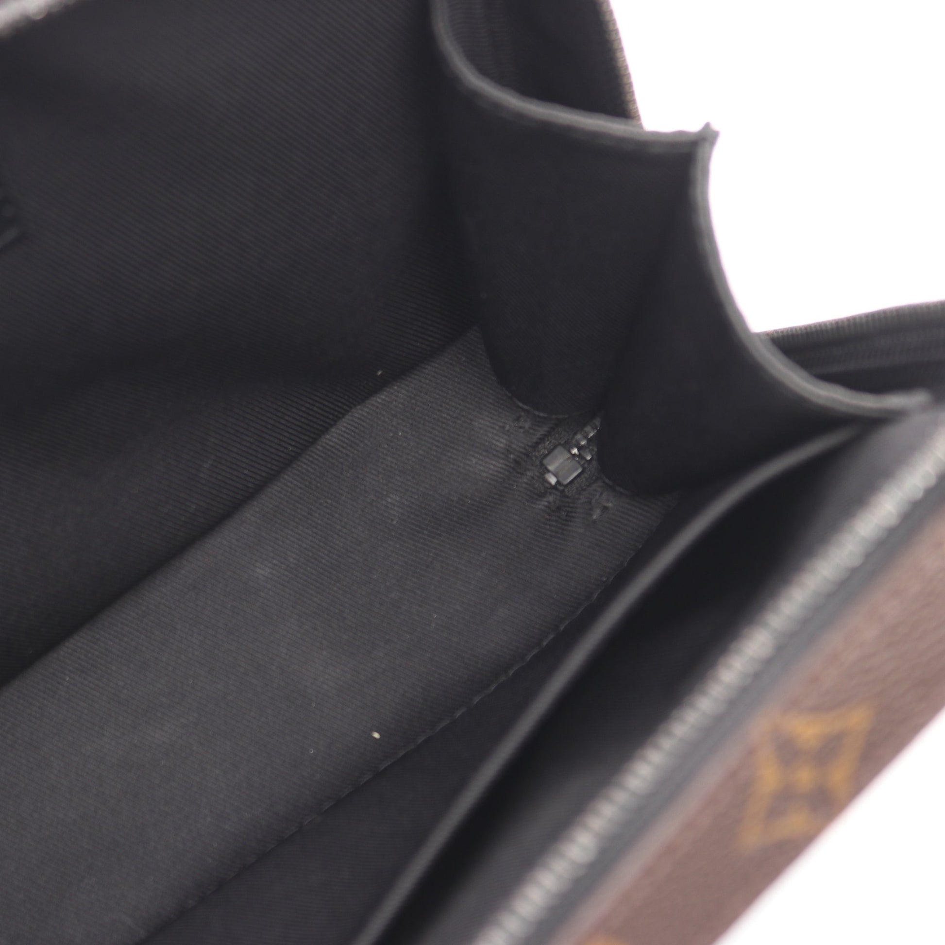 ハンドル ソフトトランク モノグラムマカサー ハンドバッグ PVC レザー ブラウン ブラック 2WAY ルイヴィトン バッグ LOUIS VUITTON