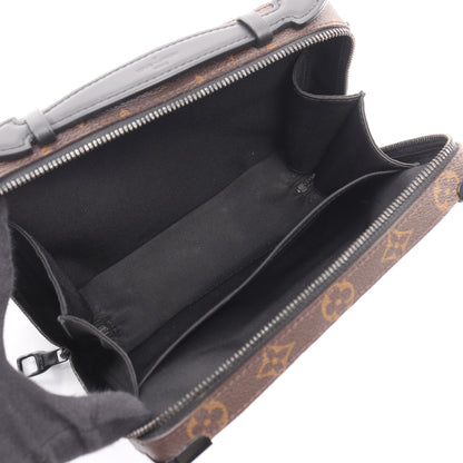 ハンドル ソフトトランク モノグラムマカサー ハンドバッグ PVC レザー ブラウン ブラック 2WAY ルイヴィトン バッグ LOUIS VUITTON