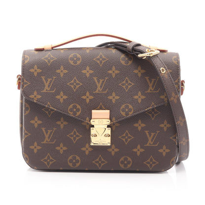 ポシェット メティス MM モノグラム ハンドバッグ PVC レザー ブラウン 2WAY ルイヴィトン バッグ LOUIS VUITTON