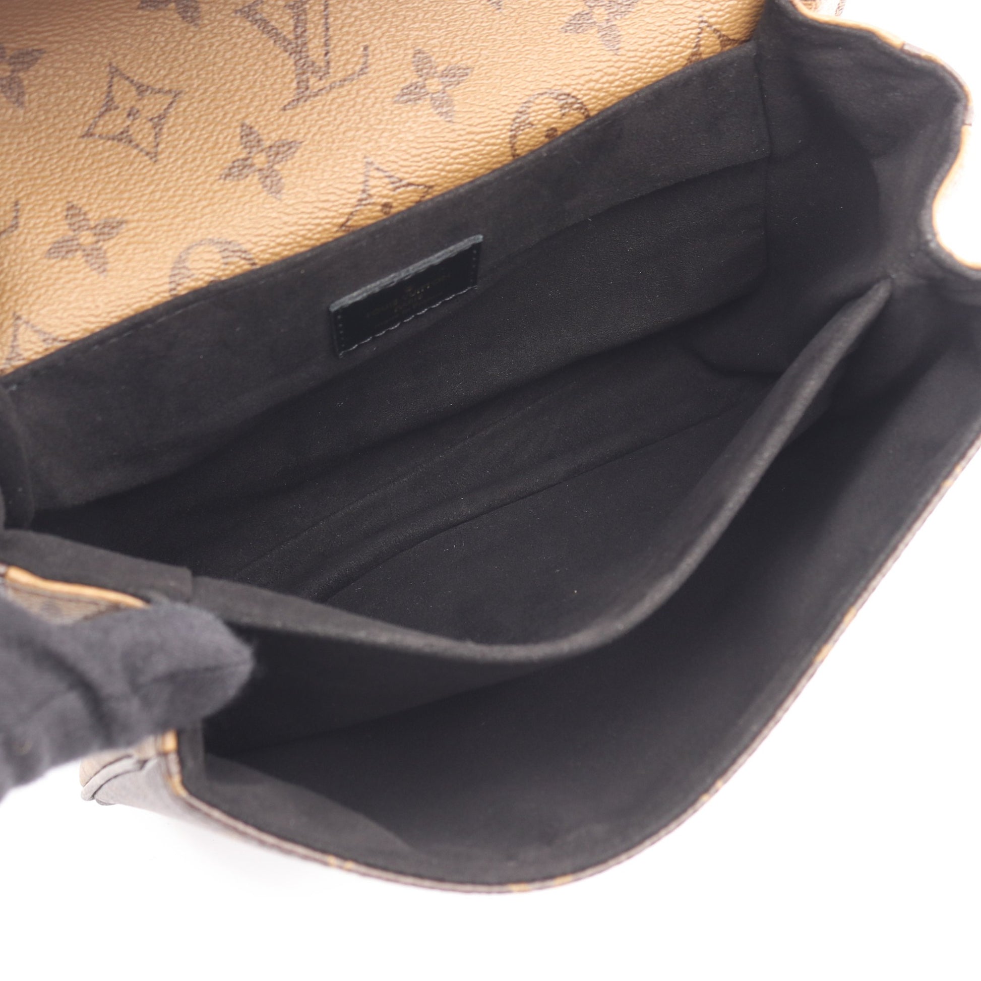 ポシェット メティス MM モノグラムリバース ハンドバッグ PVC レザー ブラウン ブラック 2WAY ルイヴィトン バッグ LOUIS VUITTON