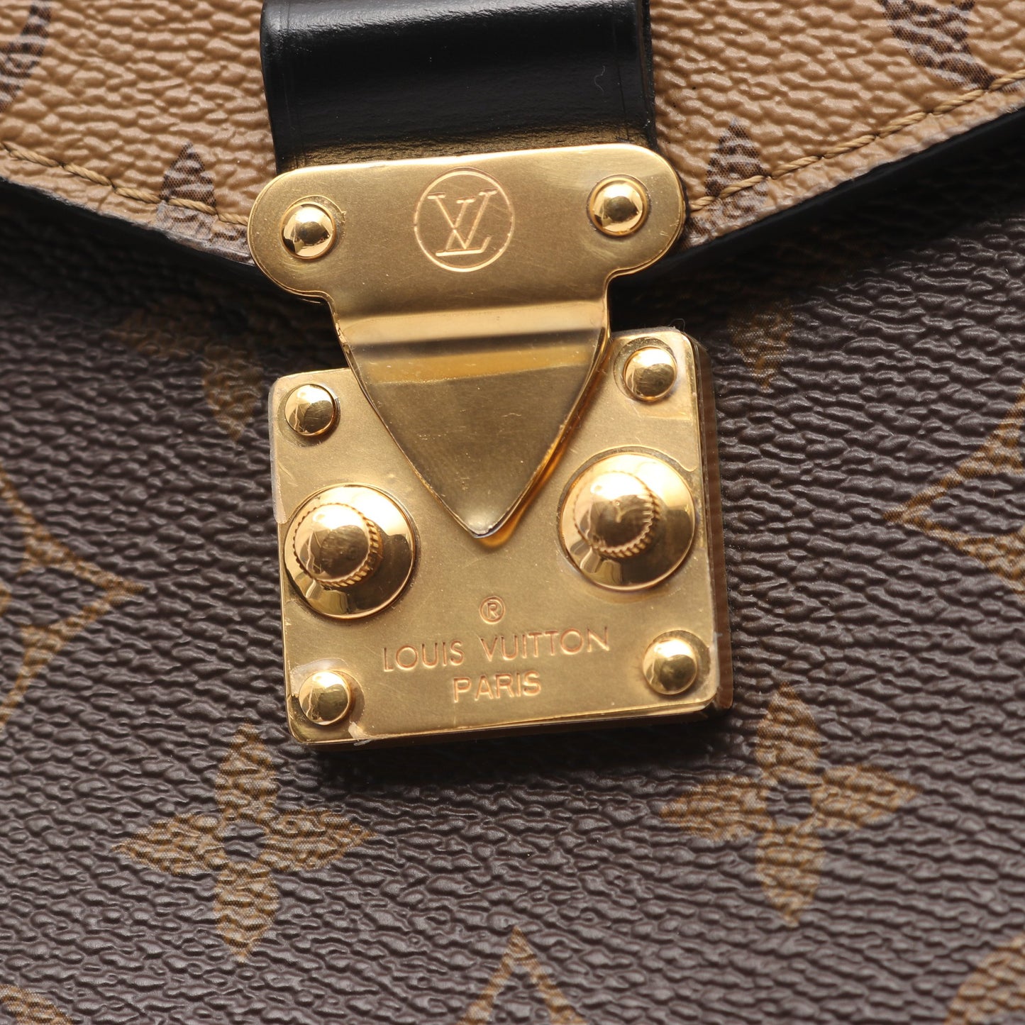 ポシェット メティス MM モノグラムリバース ハンドバッグ PVC レザー ブラウン ブラック 2WAY ルイヴィトン バッグ LOUIS VUITTON