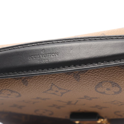 ポシェット メティス MM モノグラムリバース ハンドバッグ PVC レザー ブラウン ブラック 2WAY ルイヴィトン バッグ LOUIS VUITTON