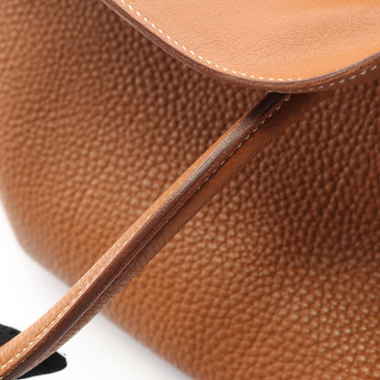 バーキン35 ゴールド ハンドバッグ トゴ ライトブラウン シルバー金具 □F刻印 エルメス バッグ HERMES
