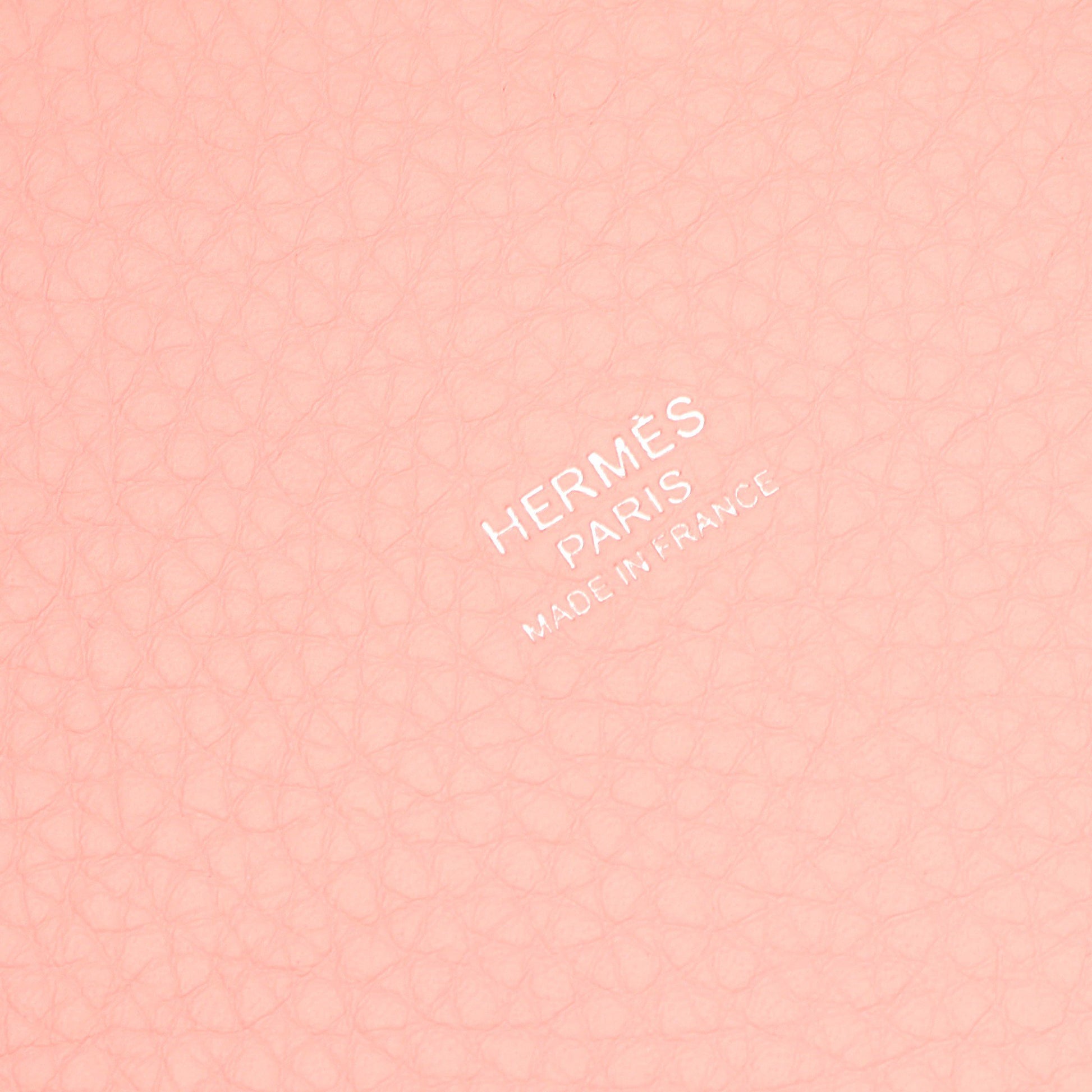 ピコタンロックPM ローズサクラ ハンドバッグ トリヨンクレマンス ライトピンク シルバー金具 Z刻印 エルメス バッグ HERMES