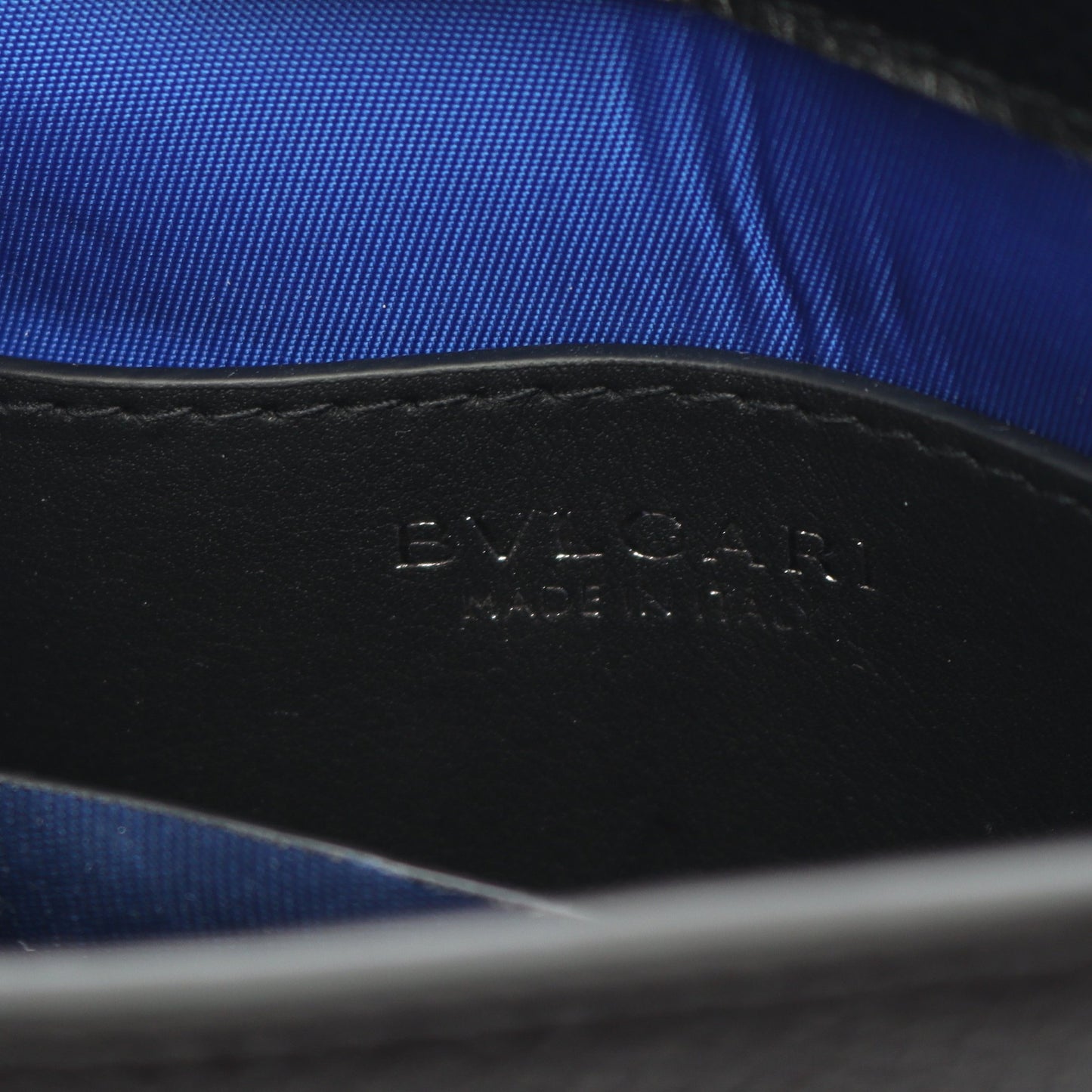 ショルダーバッグ レザー ブラック ブルガリ バッグ BVLGARI