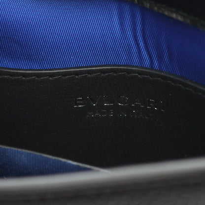 ショルダーバッグ レザー ブラック ブルガリ バッグ BVLGARI