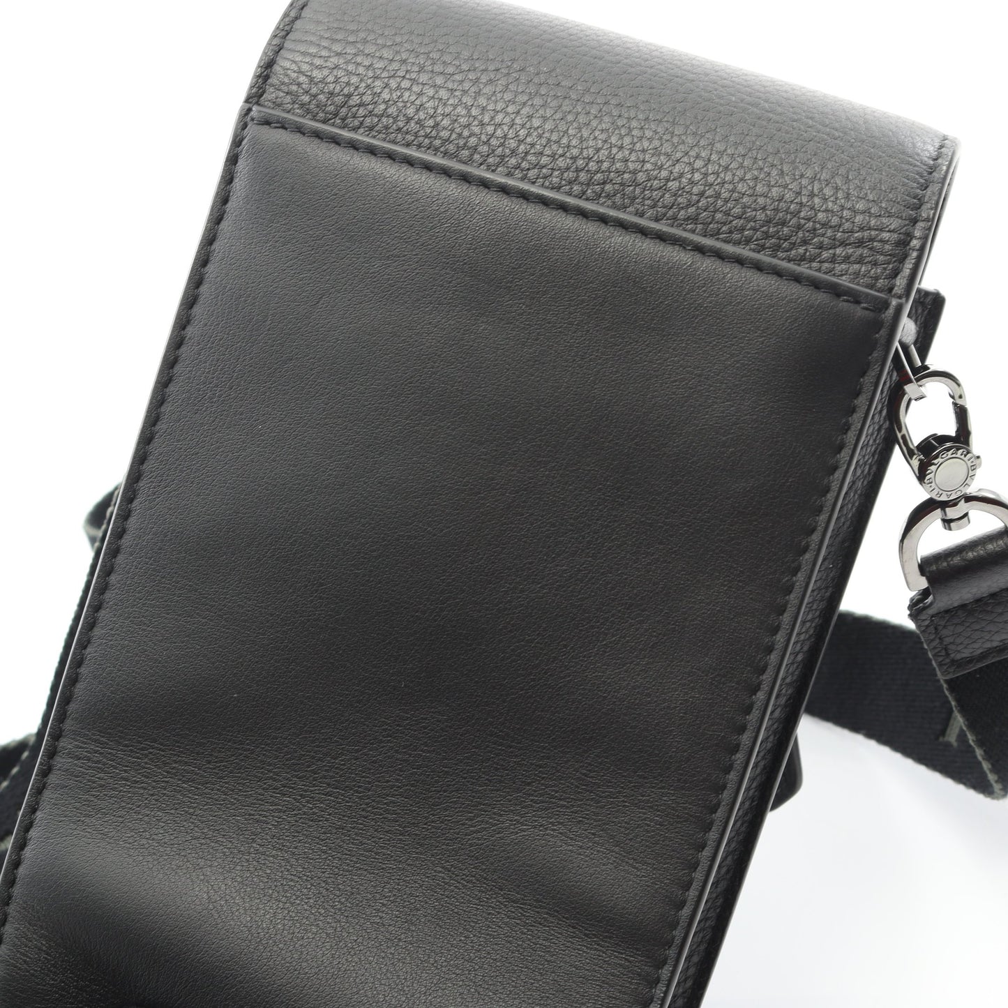 ショルダーバッグ レザー ブラック ブルガリ バッグ BVLGARI