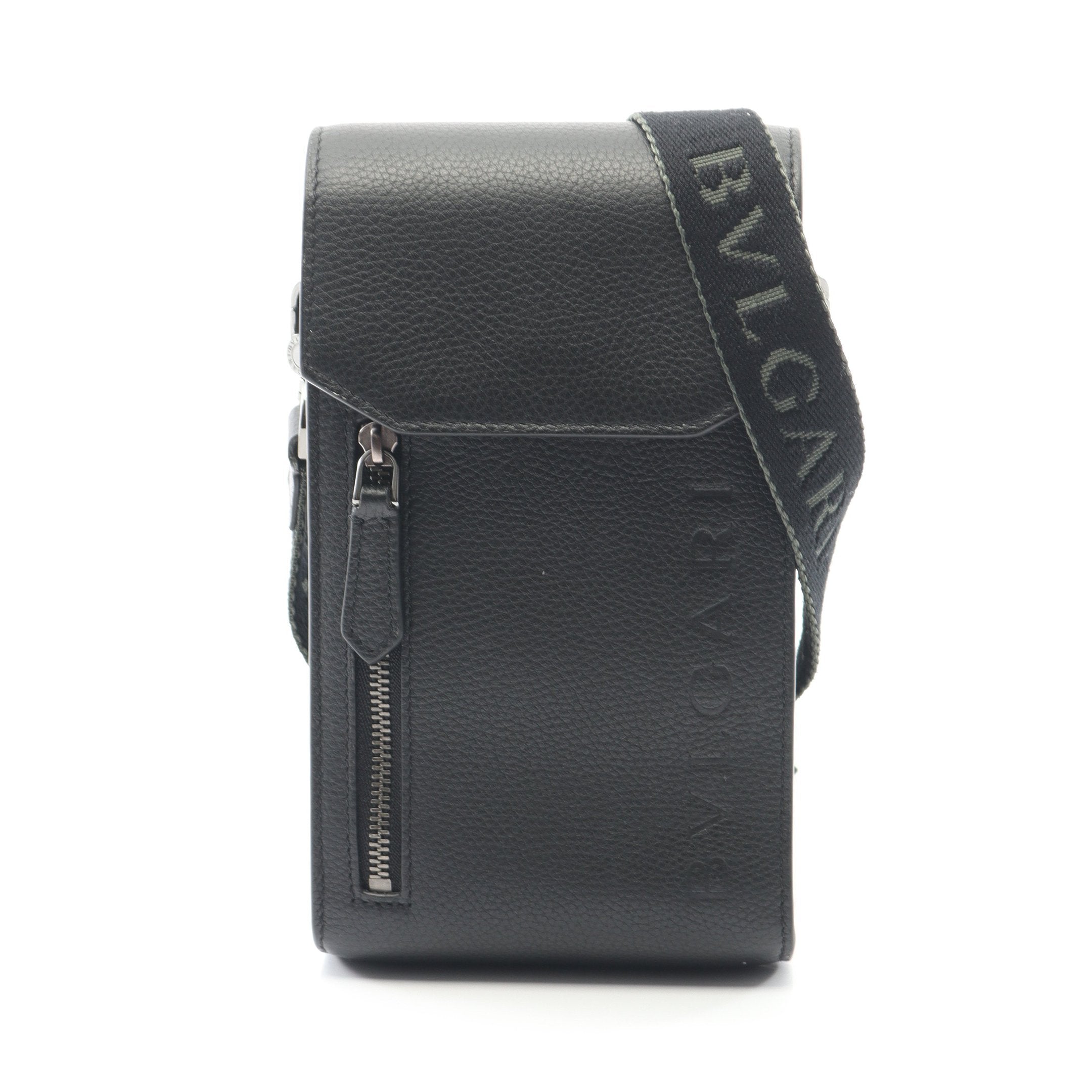 ショルダーバッグ レザー ブラック ブルガリ – RECLO