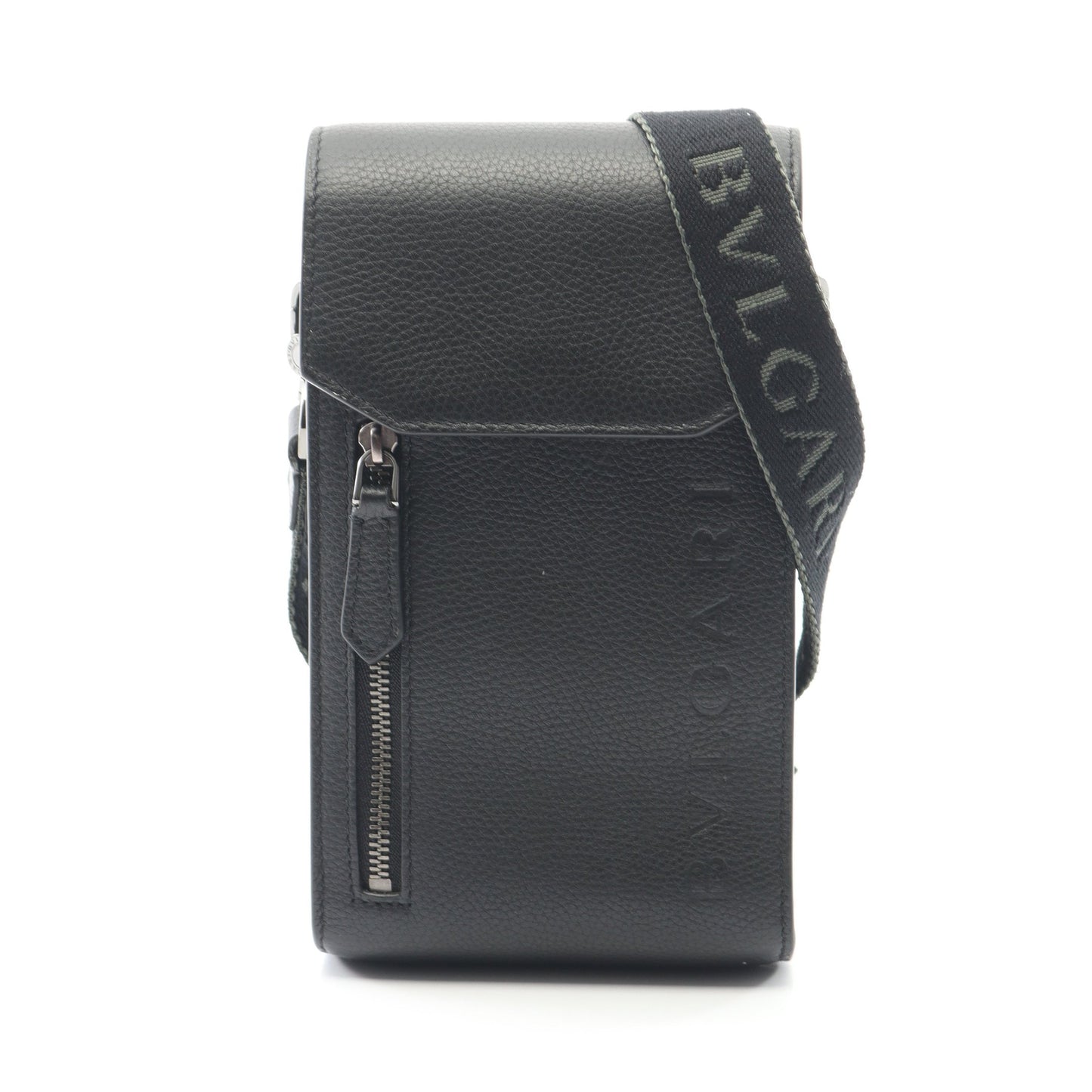 ショルダーバッグ レザー ブラック ブルガリ バッグ BVLGARI