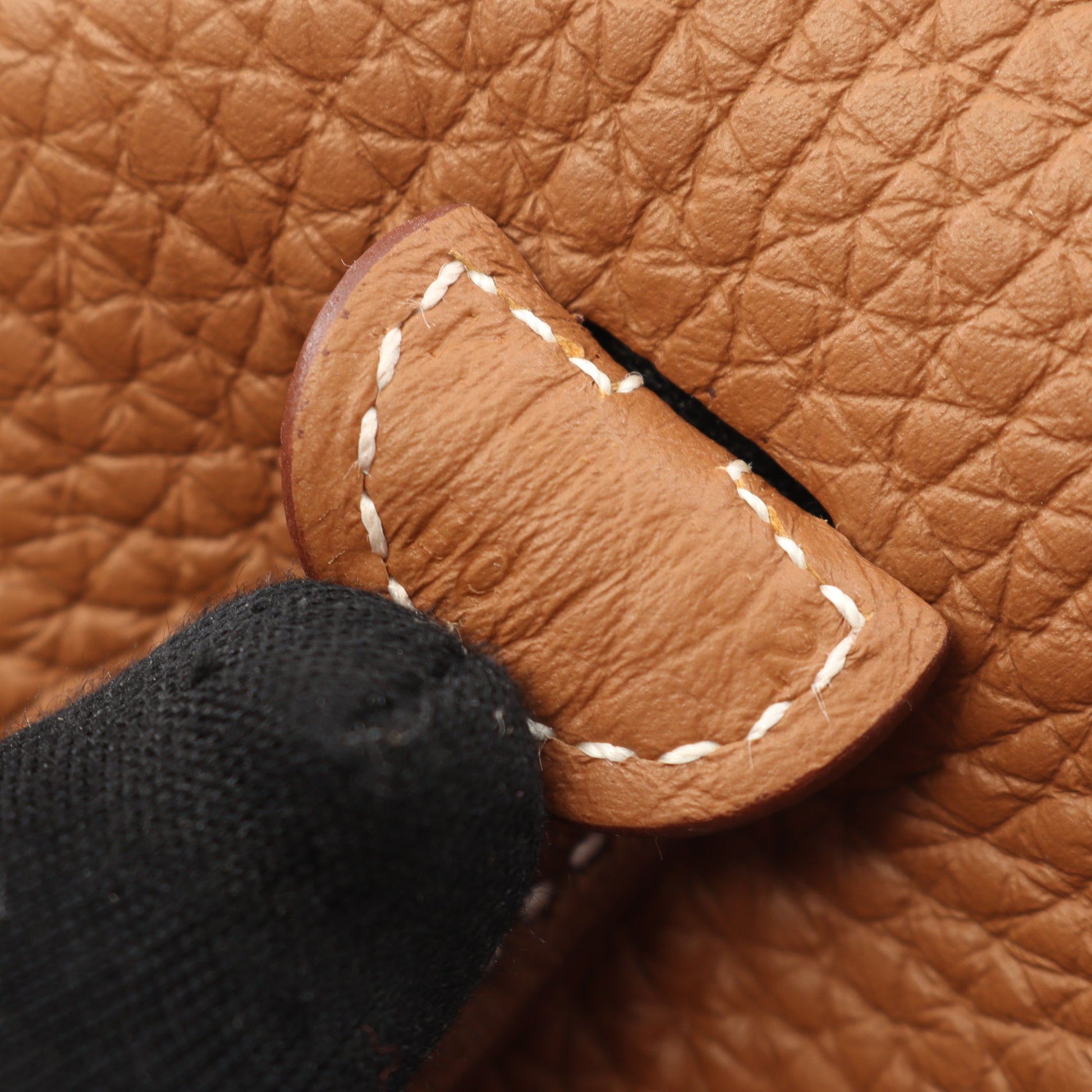 エヴリンTPM アマゾン ゴールド ショルダーバッグ トリヨンクレマンス ブラウン ゴールド金具 K刻印 エルメス バッグ HERMES