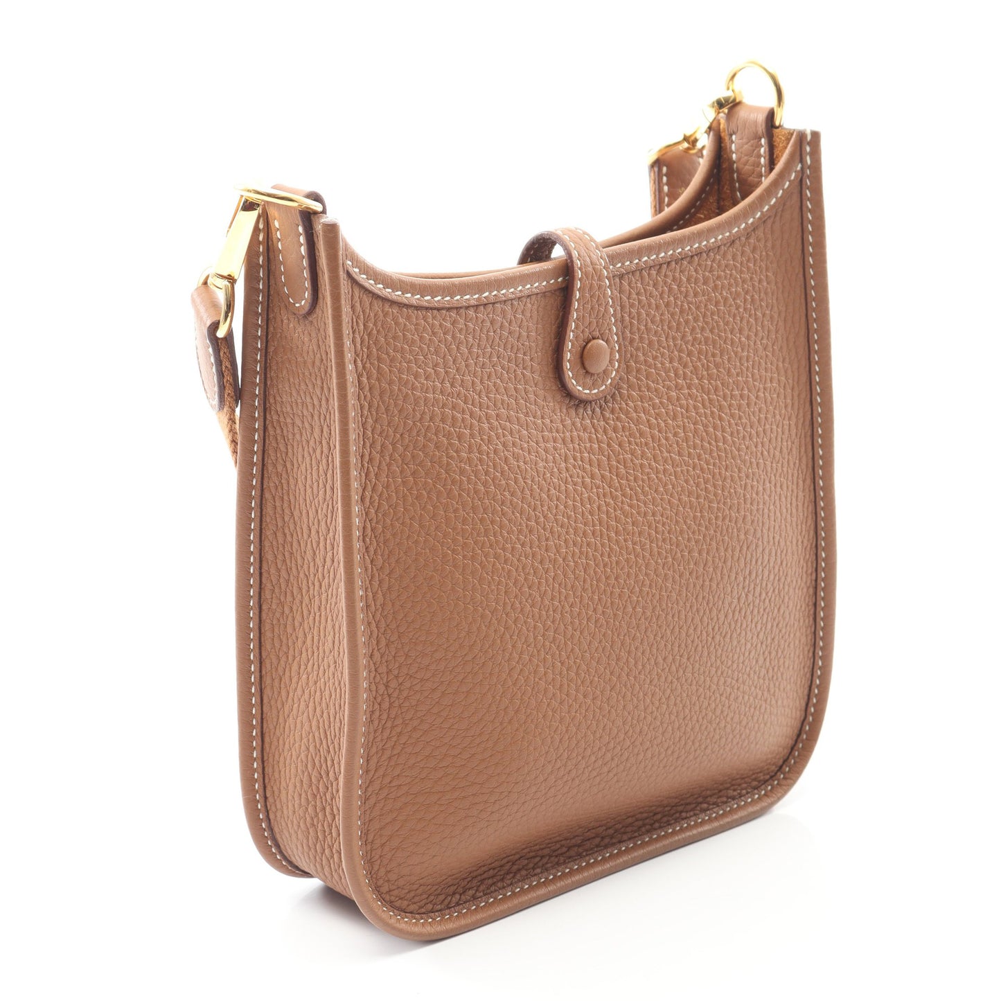 エヴリンTPM アマゾン ゴールド ショルダーバッグ トリヨンクレマンス ブラウン ゴールド金具 K刻印 エルメス バッグ HERMES